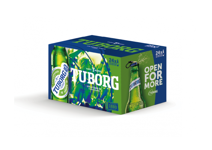 丹麥啤酒Tuborg品牌設(shè)計(jì)，展現(xiàn)年輕與活力